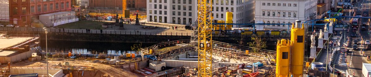 Baustelle in Berlin